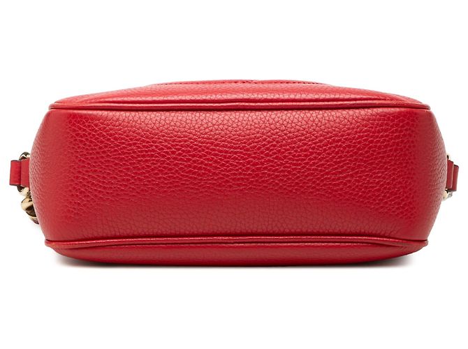 Borsa a tracolla Soho Disco Gucci in pelle rossa Rosso - vista 3