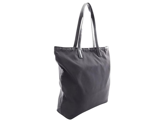 Tote Sac cabas Prada en Tessuto noir - vue 2