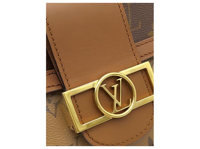 Louis Vuitton Brown Monogram Reverse Dauphine MM - view 5