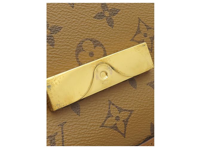 Louis Vuitton Brown Monogram Reverse Dauphine MM - view 6