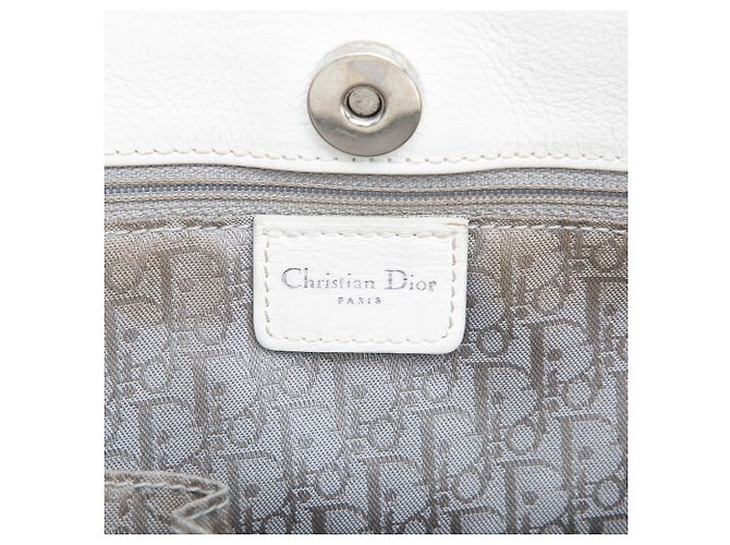 Bolso Flight Dior de piel de becerro blanca Blanco - vista 5
