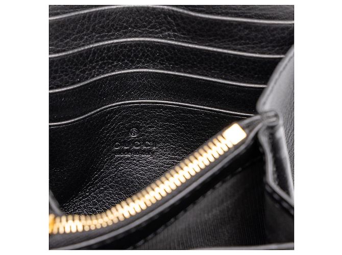 Gucci Blondie Wallet on Chain aus schwarzem Kalbsleder Medium - Ansicht 5