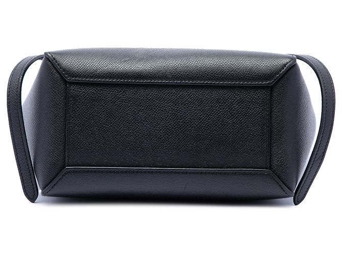 Belt Bag Céline Bolso Cinturón Celine Nano de Piel de Ternera Granulada Negro - vista 3
