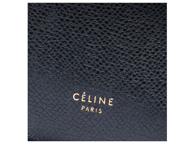 Belt Bag Céline Bolso Cinturón Celine Nano de Piel de Ternera Granulada Negro - vista 5