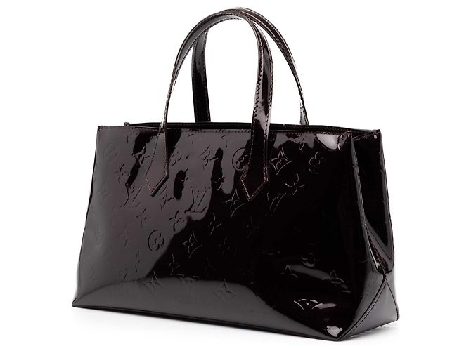 Louis Vuitton Purple Monogram Vernis Wilshire PM Roxo - vista 2