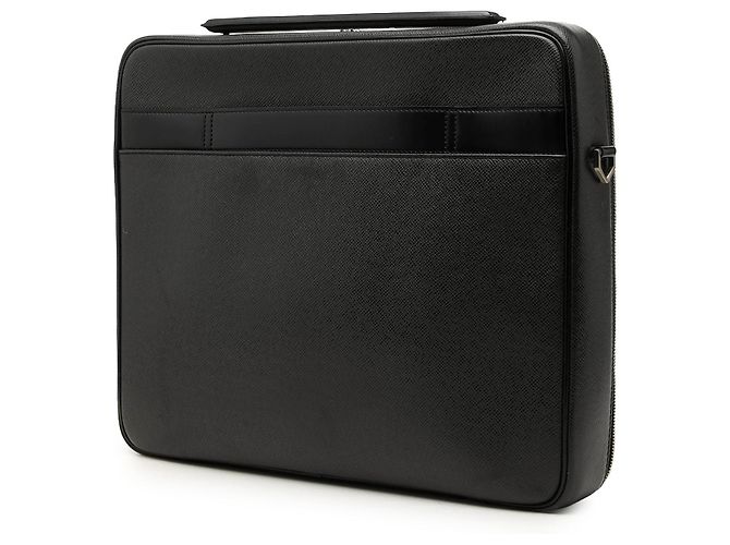 Louis Vuitton Black Taiga Porte Ordinateur Odessa Schwarz - Ansicht 2