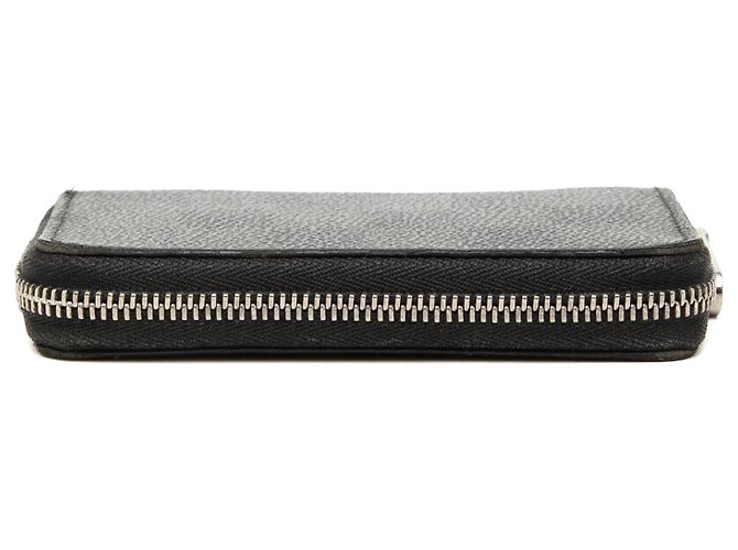 Louis Vuitton Black Damier Graphite Zippy Coin Pouch Nero - vista 3