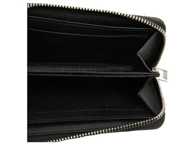 Louis Vuitton Black Damier Graphite Zippy Coin Pouch Nero - vista 4