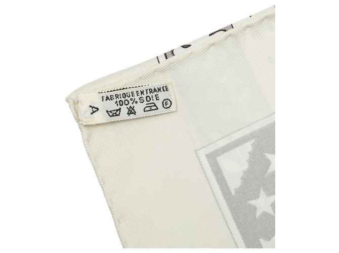 Hermès Beige Early America Seidentuch 90 - Ansicht 2