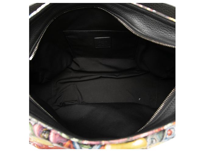 Borsa Soft Saddle in tela stampata Kenny Scharf gialla Dior Giallo - vista 4