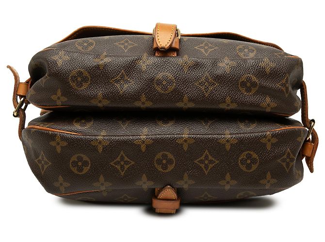 Louis Vuitton Brown Monogram Saumur 30 Marron - vue 3