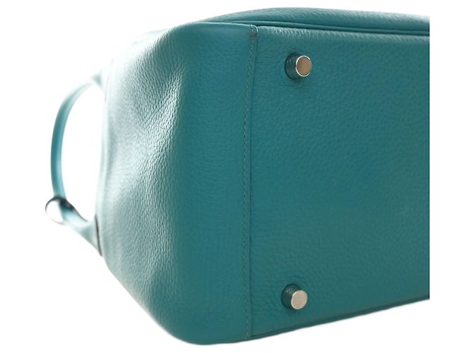 Hermès Blue Clemence Lindy 30 Blau - Ansicht 10
