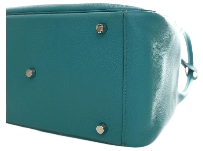 Hermès Blue Clemence Lindy 30 Blau - Ansicht 11