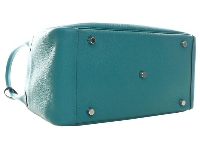 Hermès Blue Clemence Lindy 30 Blau - Ansicht 14