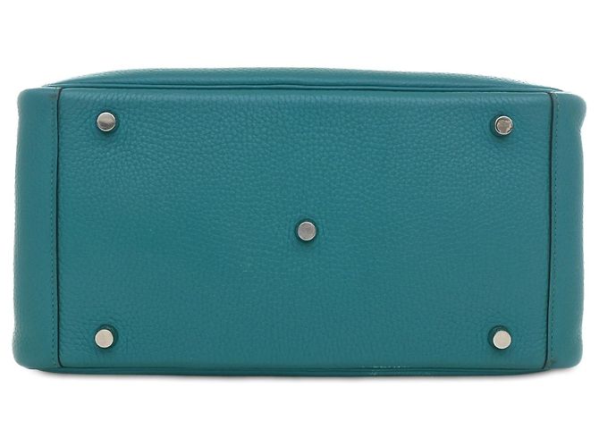 Hermès Blue Clemence Lindy 30 Blau - Ansicht 3
