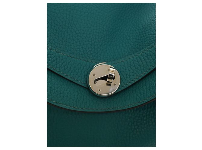 Hermès Blue Clemence Lindy 30 Blau - Ansicht 4