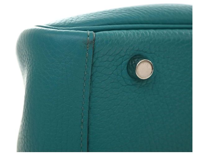 Hermès Blue Clemence Lindy 30 Blau - Ansicht 6