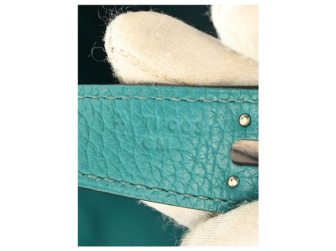 Hermès Blue Clemence Lindy 30 Blau - Ansicht 9