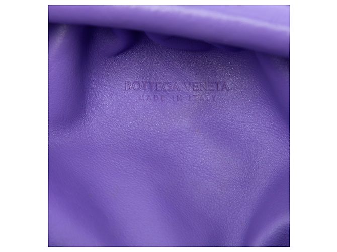 Bottega Veneta The Mini Pouch Crossbody in nappa viola Porpora - vista 5
