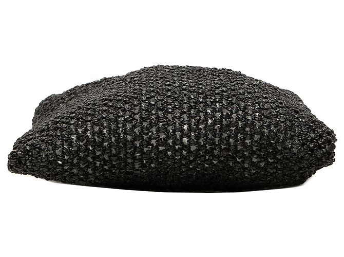 The Row Mini Raffia Barn Tote Nero - vista 3