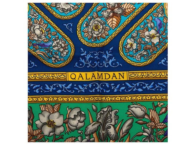 Hermès Blue Qalamdan Silk Scarf 90 - view 3