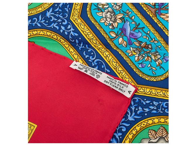Hermès Blue Qalamdan Silk Scarf 90 - view 6