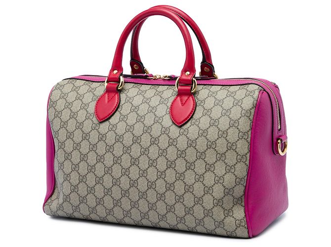 Gucci Beige Medium GG Supreme Satchel - Ansicht 2