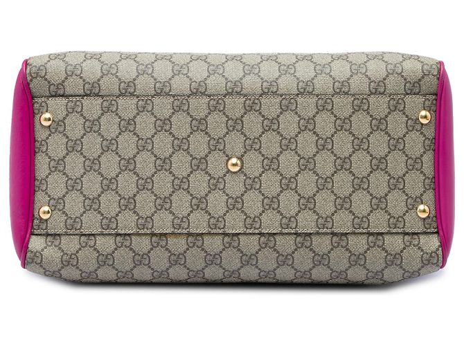 Gucci Beige Medium GG Supreme Satchel - Ansicht 3