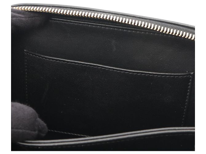 Chanel Small Lambskin CC Filigree Vanity Case Schwarz - Ansicht 8