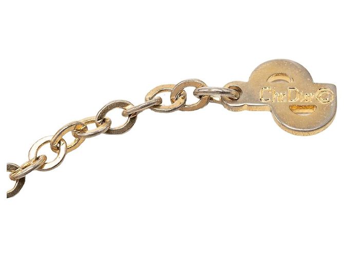 Collar con colgante Dior Gold chapado en oro logo CD Dorado - vista 5