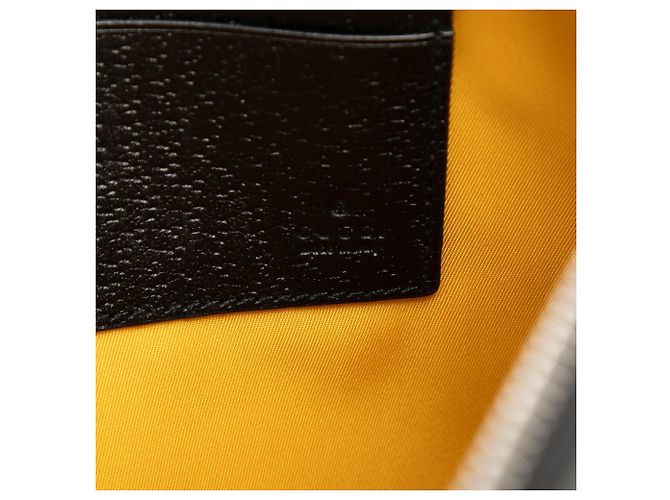 Clutch Gucci Yellow GG Nylon Off The Grid - vista 5