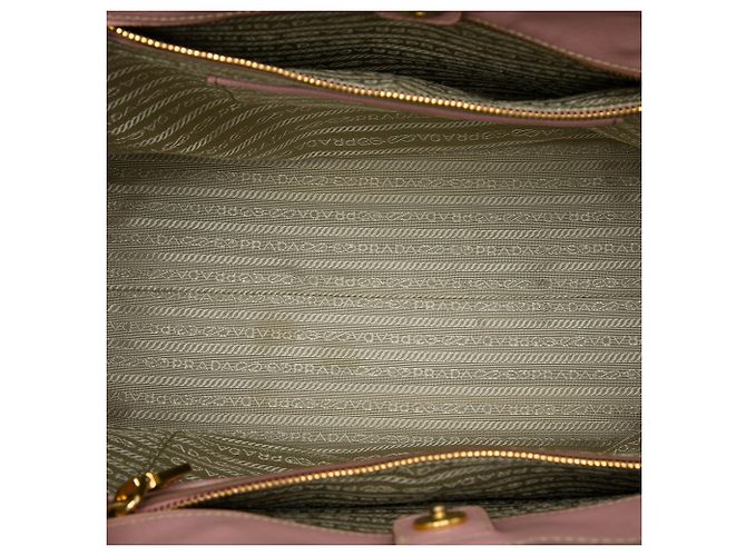 Prada Pink Large Bicolor Saffiano Lux Tote Tasche - Ansicht 4