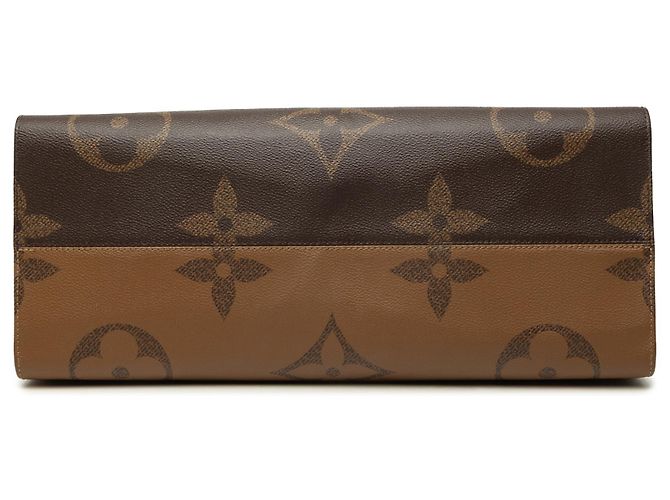 Louis Vuitton Brown Monogram Reverse Giant OnTheGo GM Marrone - vista 3