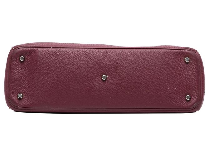 Sac Diorissimo Dior en cuir rouge Large Bordeaux - vue 3