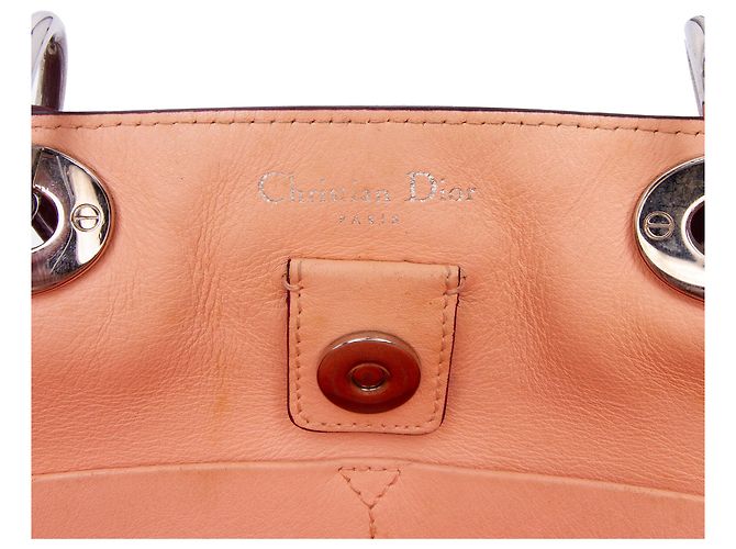Sac Diorissimo Dior en cuir rouge Large Bordeaux - vue 5
