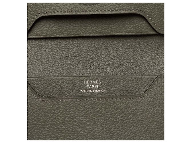 Hermès Gray Evercolor RMS Kartenetui Braun - Ansicht 5
