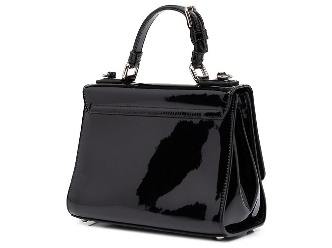 Dolce & Gabbana Borsa Miss Monica Small in vernice nera Nero - vista 2