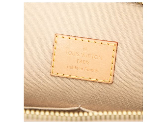 Louis Vuitton Beige Monogram Vernis Alma PM - vista 5