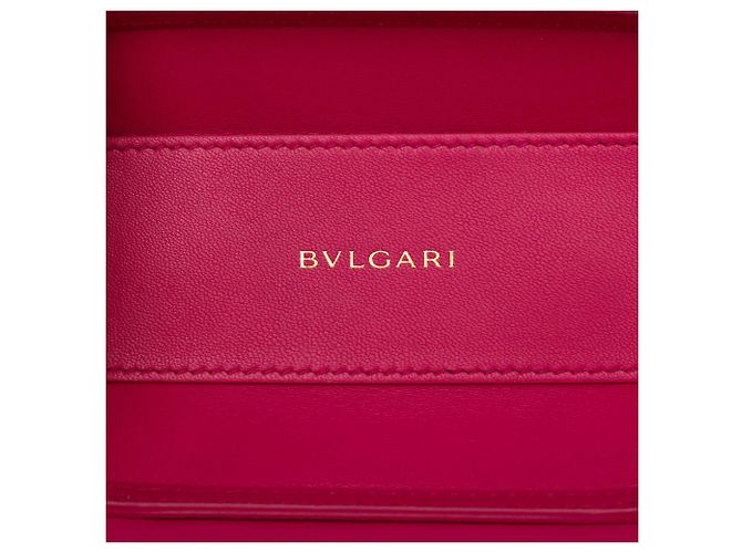Bulgari Bvlgari Serpenti Forever Vanity Bag aus rotem Leder - Ansicht 5