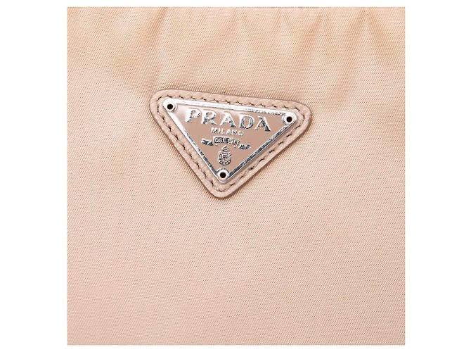 Bolso de hombro Prada Mini Tessuto Re Edition 2000 Beige - vista 5