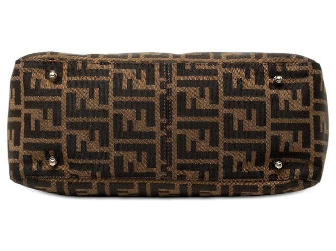 Fendi Twins Small Shopper aus Zucca Canvas in Braun - Ansicht 3