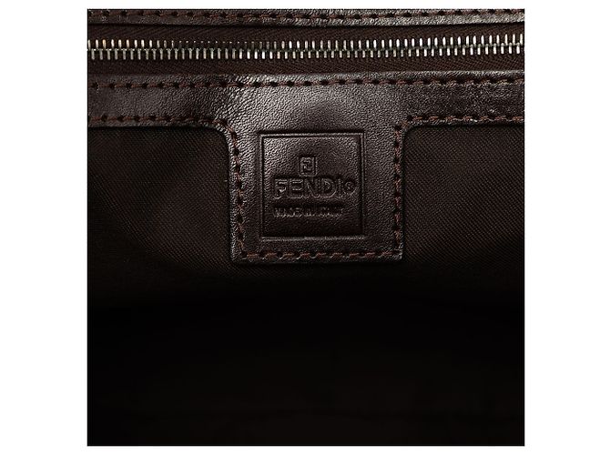 Fendi Twins Small Shopper aus Zucca Canvas in Braun - Ansicht 5