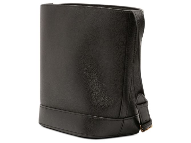 Céline Bolso Bucket Celine Black Small Calfskin Cuir Triomphe Negro - vista 2