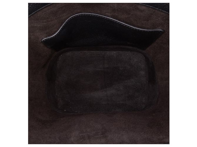 Céline Bolso Bucket Celine Black Small Calfskin Cuir Triomphe Negro - vista 4