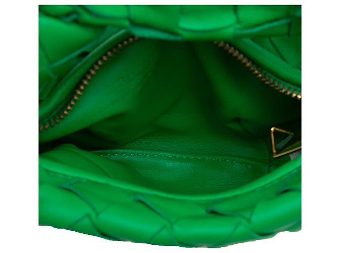 Bottega Veneta Green Candy Nappa Intrecciato Jodie Verde - vista 4