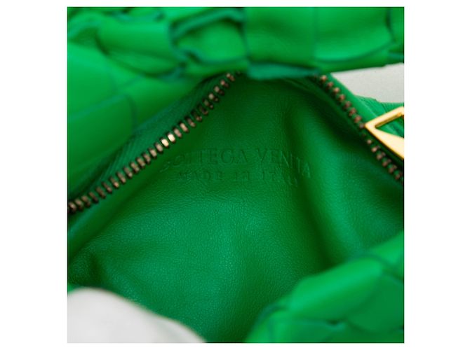 Bottega Veneta Green Candy Nappa Intrecciato Jodie Verde - vista 5