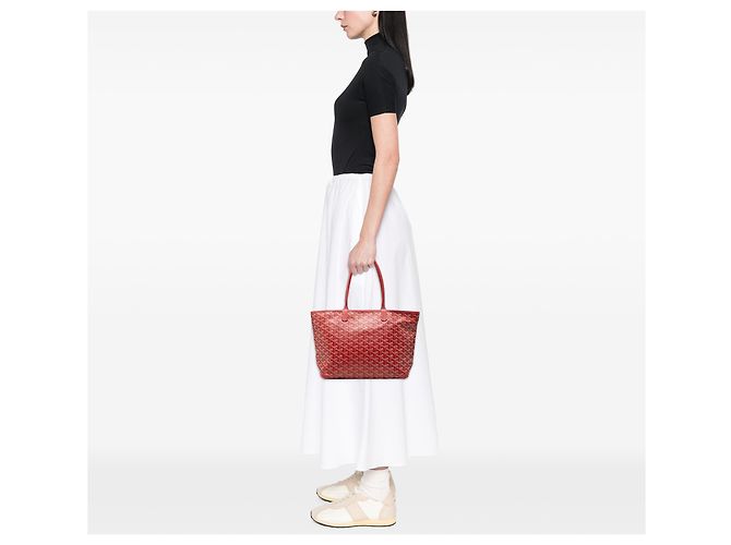 Goyard Red Goyardine Artois PM Rosso - vista 6