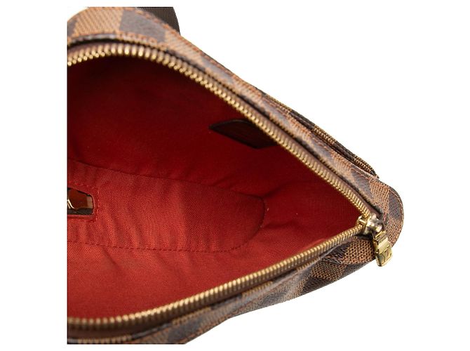Louis Vuitton Brown Damier Ebene Geronimos Marrom - vista 4