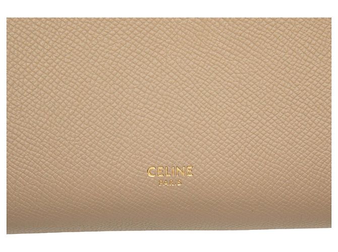 Belt Bag Céline Bolso cinturón Celine Nano de piel de becerro granulada Beige - vista 5