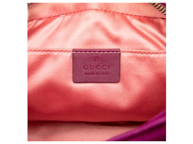 Gucci Borsa a tracolla Small GG Marmont Matelassé in velluto viola Porpora - vista 5